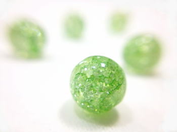 カラークラック水晶(緑色)の写真画像