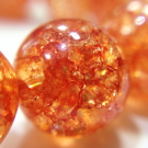 カラークラック水晶(オレンジ)の写真画像